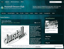 Tablet Screenshot of dunstall.wordpress.com