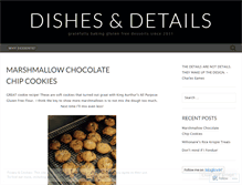 Tablet Screenshot of dishesanddetails.wordpress.com