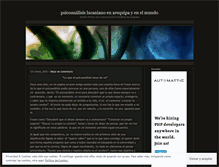 Tablet Screenshot of lacanianosarequipa.wordpress.com