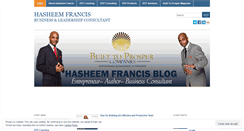 Desktop Screenshot of hasheemfrancis.wordpress.com