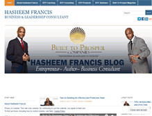 Tablet Screenshot of hasheemfrancis.wordpress.com