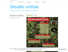 Tablet Screenshot of otroskivrticek.wordpress.com