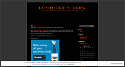 Desktop Screenshot of lcsoccer.wordpress.com