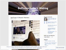 Tablet Screenshot of boffoyuxdudes.wordpress.com