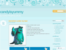 Tablet Screenshot of candyisyummy.wordpress.com