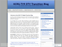 Tablet Screenshot of kcrgdtv.wordpress.com