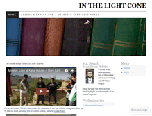 Tablet Screenshot of inthelightcone.wordpress.com