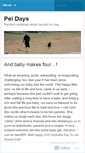 Mobile Screenshot of peidays.wordpress.com