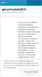Mobile Screenshot of gtcurriculote2011.wordpress.com