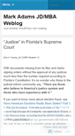 Mobile Screenshot of markadamsjdmba.wordpress.com