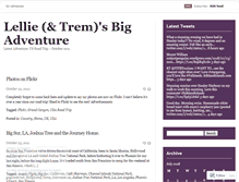 Tablet Screenshot of lelliesbigadventure.wordpress.com