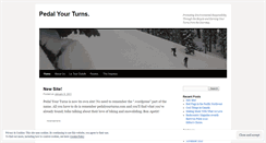 Desktop Screenshot of pedalyourturns.wordpress.com