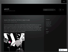 Tablet Screenshot of admr23.wordpress.com