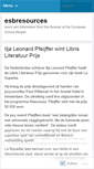 Mobile Screenshot of esbresources.wordpress.com