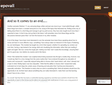 Tablet Screenshot of epovall.wordpress.com