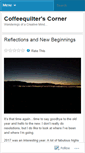 Mobile Screenshot of coffeequilter.wordpress.com
