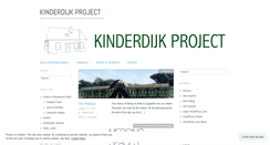 Desktop Screenshot of kinderdijkproject.wordpress.com