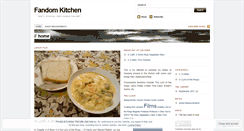 Desktop Screenshot of fandomkitchen.wordpress.com