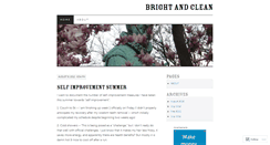 Desktop Screenshot of brightandclean.wordpress.com