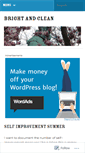 Mobile Screenshot of brightandclean.wordpress.com