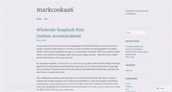 Desktop Screenshot of markcookaa6.wordpress.com