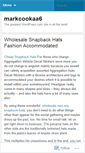 Mobile Screenshot of markcookaa6.wordpress.com