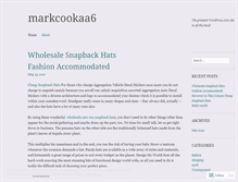 Tablet Screenshot of markcookaa6.wordpress.com