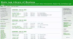 Desktop Screenshot of mtlawlibrary.wordpress.com