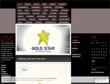 Tablet Screenshot of goldstarinternational.wordpress.com