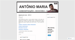 Desktop Screenshot of antoniomaria.wordpress.com