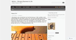 Desktop Screenshot of bizsinc.wordpress.com