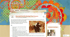 Desktop Screenshot of anandasiddhan.wordpress.com