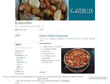 Tablet Screenshot of kokkerellen.wordpress.com
