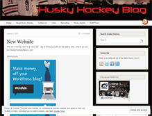 Tablet Screenshot of huskyhockey.wordpress.com