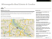 Tablet Screenshot of minneapolisrealestatecondos.wordpress.com