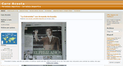 Desktop Screenshot of jornalistacaroacosta.wordpress.com