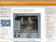 Tablet Screenshot of jornalistacaroacosta.wordpress.com