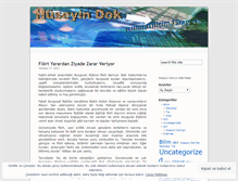 Tablet Screenshot of huseyindok.wordpress.com