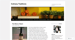 Desktop Screenshot of culinarytraditions.wordpress.com