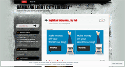 Desktop Screenshot of gambanglightcitylibrary.wordpress.com