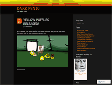 Tablet Screenshot of darkpen10.wordpress.com