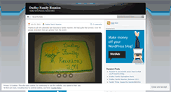 Desktop Screenshot of dudleyfamilyreunion.wordpress.com