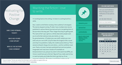 Desktop Screenshot of motivatingforpositivechange.wordpress.com