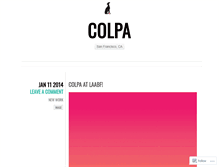 Tablet Screenshot of colpapress.wordpress.com