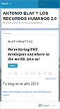 Mobile Screenshot of antonioblay.wordpress.com