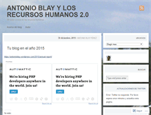 Tablet Screenshot of antonioblay.wordpress.com
