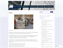 Tablet Screenshot of carnewlibrarybookclub.wordpress.com