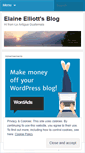 Mobile Screenshot of elaineelliott.wordpress.com