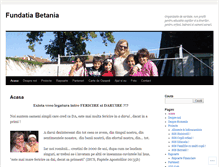 Tablet Screenshot of betaniafoundation.wordpress.com