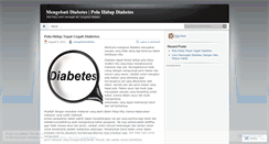 Desktop Screenshot of mengobatidiabetes.wordpress.com